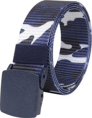 PROVOGUE Men Casual Blue Nylon Belt