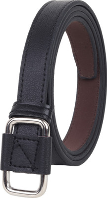 LOOPA Women Casual, Formal Black Synthetic Belt