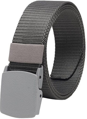 Niddleman Men Casual, Evening Grey Nylon Belt