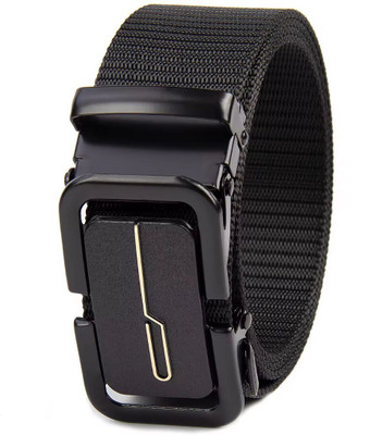 Men Black Nylon Belt