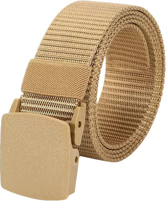 Niddleman Men Casual, Evening Beige Nylon Belt