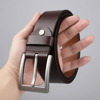 ROVERSOLE Men Evening, Party, Formal, Casual Brown Genuine Leather Belt