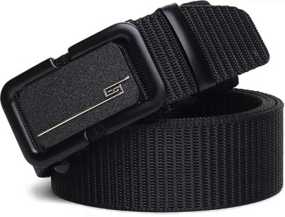 Royal Craft Men Casual, Formal Black Artificial Leather, Texas Leatherite, Canvas Belt