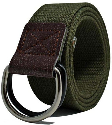 VELDTH Men & Women Casual Green Canvas Belt