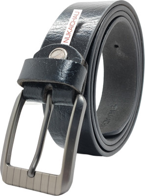 NUKAICHAU Boys Formal, Casual, Evening, Party Black Genuine Leather Belt