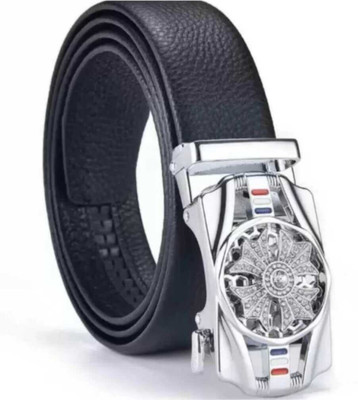 LOBATA LIFESTYLE Men Casual, Formal, Party Silver Artificial Leather Belt