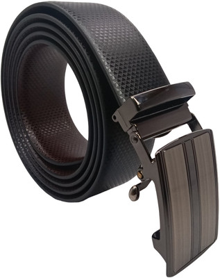 house of common Men Formal, Casual, Evening, Party Black, Brown Artificial Leather, Texas Leatherite Reversible Belt