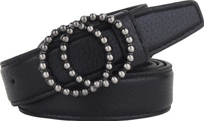 LOOPA Women Casual Black Synthetic Belt