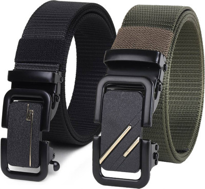 Kastner Men Formal, Casual Multicolor Nylon Belt