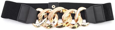 VIBRATE M FASHION Women Casual, Party Black Artificial Leather Belt