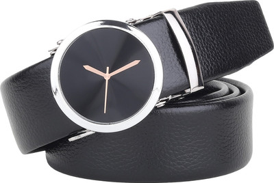 LOOPA Men Casual Black Synthetic Belt