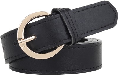 LOOPA Women Casual Black Synthetic Belt