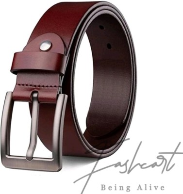 Men Brown Artificial Leather Belt