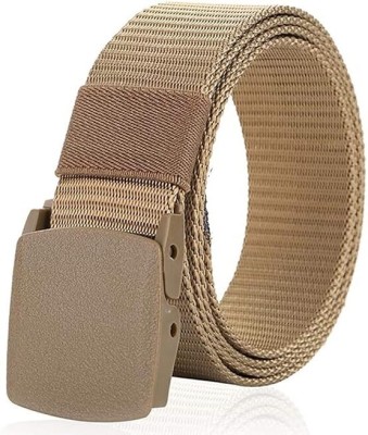 Niddleman Men Casual, Evening Beige Nylon Belt