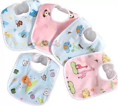 smilykid Akkju Waterproof Baby Apron with Bib for baby Pack of 5 (Multicolor)(Multicolor)