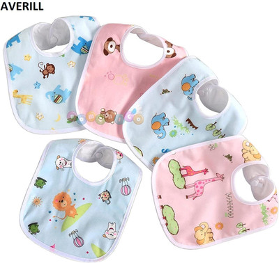 smilykid Waterproof baby bibs/aprins for the babies bigger print pack of 5(Multicolor)