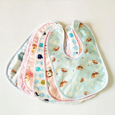 TINNY TOTS Premium Quality Double Layered Quick Dry Baby Bibs Apron Waterproof Super Soft Cotton Daily Use Feeding Bibs Stylish Trendy Fashionable Durable Baby Gift Set Combo For Toddlers/New Borns(0-12 Months;Pack of 6)(BLUE,PINK,YELLOW)