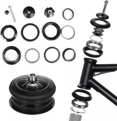 IRONCORE Cycle Head Set Heavy Duty Bicycle External Bearing Headset Head Cup Set Bicycle Brake Disk