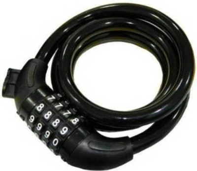 FITDEX 4 Digits Combination Multipurpose Number Lock for Bikes/Helmets Cycle Lock