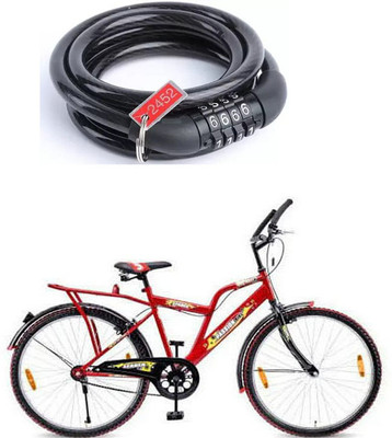 E-Shoppe Cycle Number Smart Lock For Leader Passion Bike 24T Cycle Lock