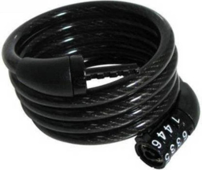 Dinetic Coded Lock Steel Chain Cable Wire Anti-Theft Lock Bike Security, Bicycle Lock Cycle Lock