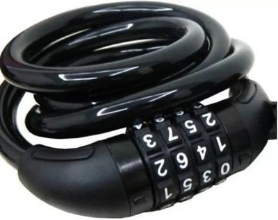FITDEX Multipurpose Anti-Theft Steel Strong Cycle/Luggage/Helmet Security Number Lock Cycle Lock