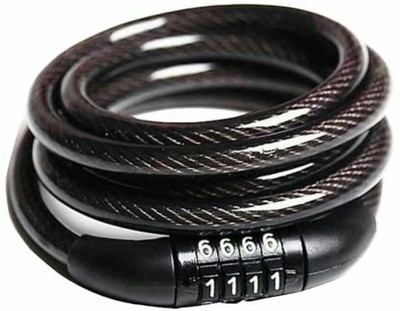 Dinetic Safety Bicycle Key Lock 120cm Length Bike Helmet Cycle Lock