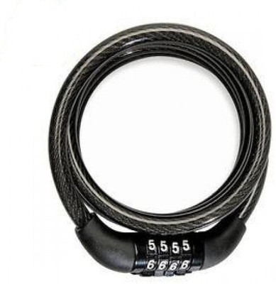 Dinetic New Multipurpose Combination Digit Numeric Cable Bicycle/Bike, Helmet Lock Cycle Lock