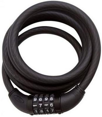 FITDEX Master Lock Resettable Combination Cable Lock-Black Cycle Lock