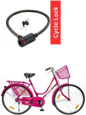E-Shoppe Cycle Multipurpose Cable Lock For ZINNIA IBC 26T Cycle Lock
