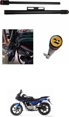 E-Shoppe NEW STYLISH HEAVY SINGLE ROD OPEN LEG GUARD FOR Pulsar 220 DTS-i Bike Crash Guard(Bajaj)