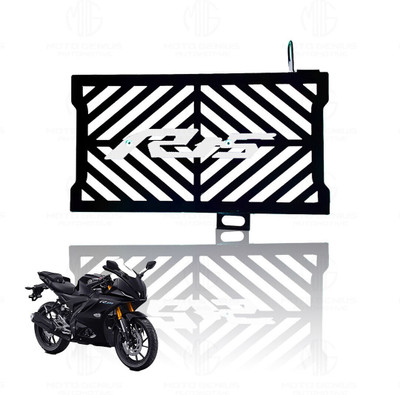 Moto Genius Durable Metal Radiator Guard for R15 V4 | Essential Motorcycle Protection Bike Radiator Guard(Yamaha)