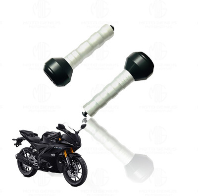 Moto Genius Yamaha R15 V4 Frame Slider Crash Protection Guard | Premium Protector (Grey) Bike Crash Guard(Yamaha)