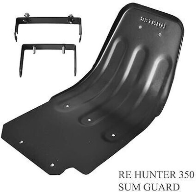 KOBLEX Heavy Quality Engine Guard for Re Hunter 350 (Black) Bike Engine Guard(Royal Enfield)