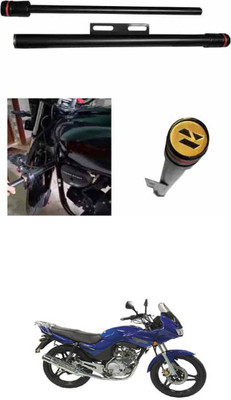 E-Shoppe NEW STYLISH HEAVY SINGLE ROD OPEN LEG GUARD FOR YBR 125 Bike Crash Guard(Yamaha)