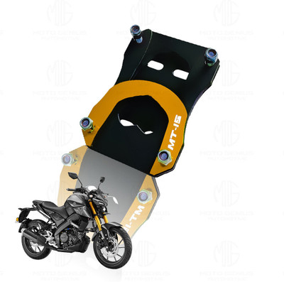 Moto Genius Premium Side Stand Extender Base for Enhanced Stability and Support Bike Crash Guard(Yamaha)
