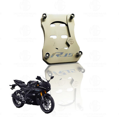 Moto Genius Stainless Steel Side Stand Extender for R15 V4 | Heavy Duty Parking Support Bike Crash Guard(Yamaha)