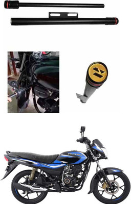 E-Shoppe NEW STYLISH HEAVY SINGLE ROD OPEN LEG GUARD FOR Platina 110 Bike Crash Guard(Bajaj)
