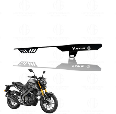 Moto Genius MT-15 Chain Cover Durable Lightweight Protector for Optimal Performance (Black) Bike Chain Guard(Yamaha)