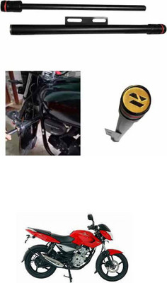 E-Shoppe NEW STYLISH HEAVY SINGLE ROD OPEN LEG GUARD FOR Pulsar 135 LS DTS-i Bike Crash Guard(Bajaj)