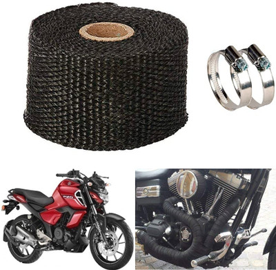AMIRIDE BLACK SILENCER WRAP FOR Suzuki Hayabusa Bike Exhaust Heat Shield