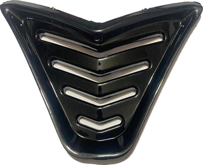 waytwogmart Yama-ha R15 V3 winglet black with nose grill Shine Black Bike Fairing Kit