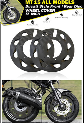 TRYFLY Carbon Finish Wind Design Front/Rear Pro Disc Wheel Cover Universal For1 7 Inch Bike Fairing Kit