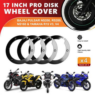 DAZZRIDE New PRO Disc Wheel Cover For Bajaj Pulsar Yamaha 17 inch Front Back Wheel Bike Fairing Kit
