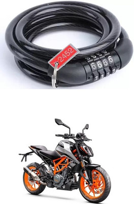 E-Shoppe Bike Number Smart Lock For 390 Duke Quick Release Lock(Black)