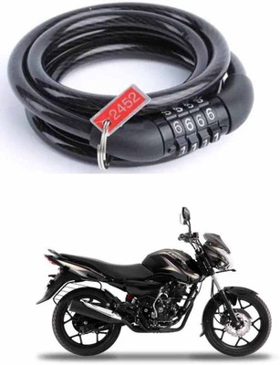 E-Shoppe Bike Multipurpose Number Lock For Discover 150 s Cable Lock, Combination Lock, Combination Lock(Black)