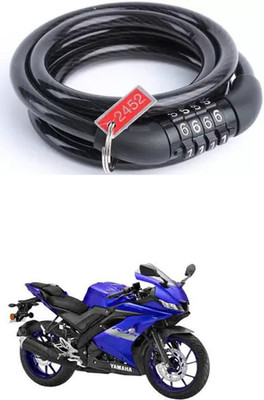 E-Shoppe Bike Number Smart Lock For YZF R15 V3.0 Quick Release Lock(Black)