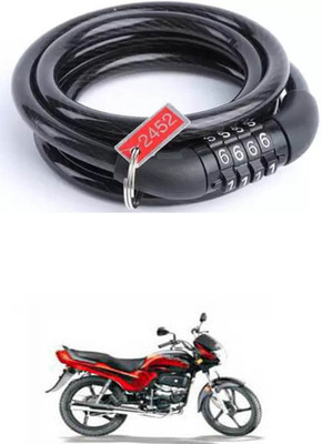 E-Shoppe Bike Number Smart Lock For Passion Plus Quick Release Lock(Black)