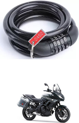 E-Shoppe Bike Number Smart Lock For Versys 650 Quick Release Lock(Black)