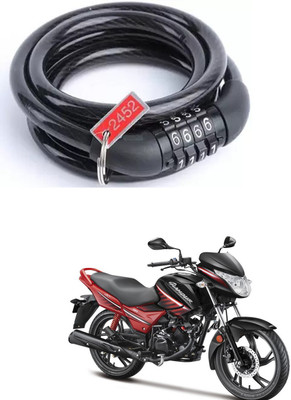 E-Shoppe Bike Number Smart Lock For Glamour i3s Quick Release Lock(Black)